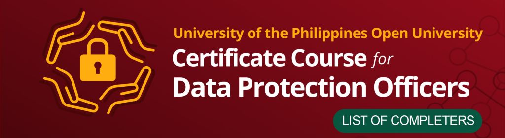 UPOU CCDPO completers