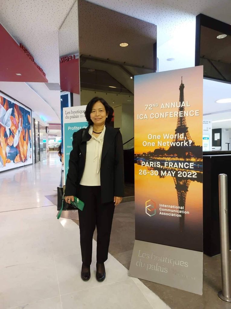 Dr. Jean A. Saludadez at the ICA 2022 in Paris, France.